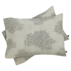 Iveta Abolina Beach Day Floral Pillow Sham Gray - Deny Designs® -Home Decor Store GUEST f40ca869 f6f3 4dc6 8e90 c5dcb8ce1032