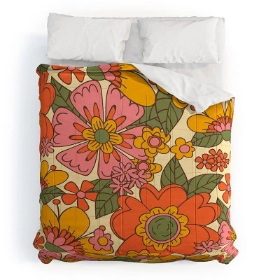 Deny Designs ThirtyOne Illustrations Spring In Retro Comforter Set Various Colors 5 Deny Designs ThirtyOne Illustrations Spring In Retro Comforter Set Various Colors - Image 3