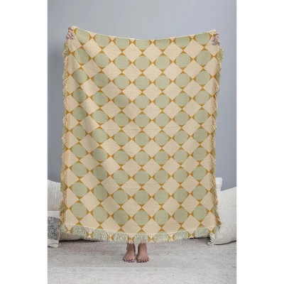 Colour Poems Retro Geometric Pattern III 56"x46" Woven Throw Blanket - Deny Designs 4 Colour Poems Retro Geometric Pattern III 56"x46" Woven Throw Blanket - Deny Designs - Image 2
