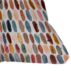 16"x16" Ninola Design Dashes Mineral Square Throw Pillow Pink - Deny Designs -Home Decor Store GUEST fa2f7738 8c80 4e76 8dbe f694bda96178