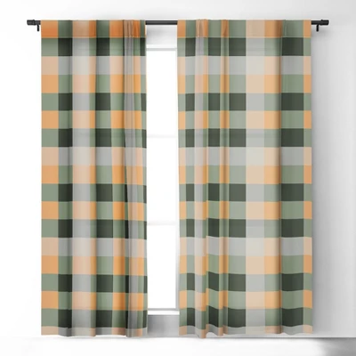Miho Retro Color Illusion 84" X 50" Single Panel Blackout Window Curtain - Deny Designs 3 Miho Retro Color Illusion 84" X 50" Single Panel Blackout Window Curtain - Deny Designs