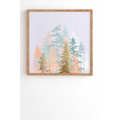 Iveta Abolina Blush Forest Bamboo Framed Wall Art - Deny Designs 5 Iveta Abolina Blush Forest Bamboo Framed Wall Art - Deny Designs - Image 3