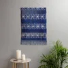 22"x31.5" Schatzi Brown Mila Eye Stripe Indigo Wall Hanging Portrait Blue - Deny Designs -Home Decor Store GUEST fea0df4d c893 4b9d bfc5 06a946955c95