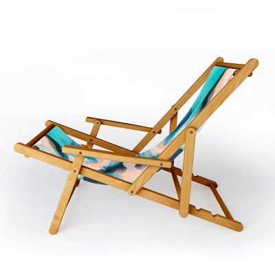 Marta Barragan Camarasa Abstract Tidal Waves Outdoor Sling Chair - Deny Designs 3 Marta Barragan Camarasa Abstract Tidal Waves Outdoor Sling Chair - Deny Designs